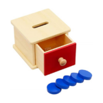 montessori infant coin box