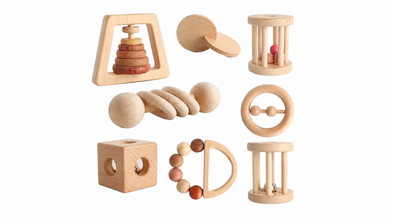 8 montessori wooden toys