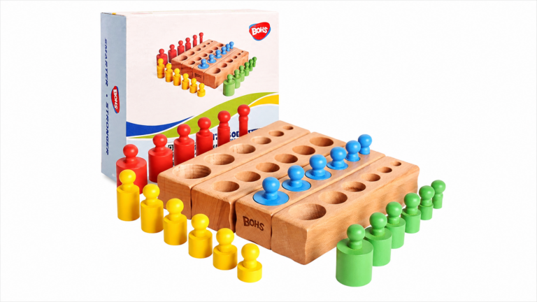 bohs montessori knobbed cylinders blocks