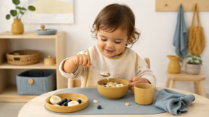 montessori eating independently