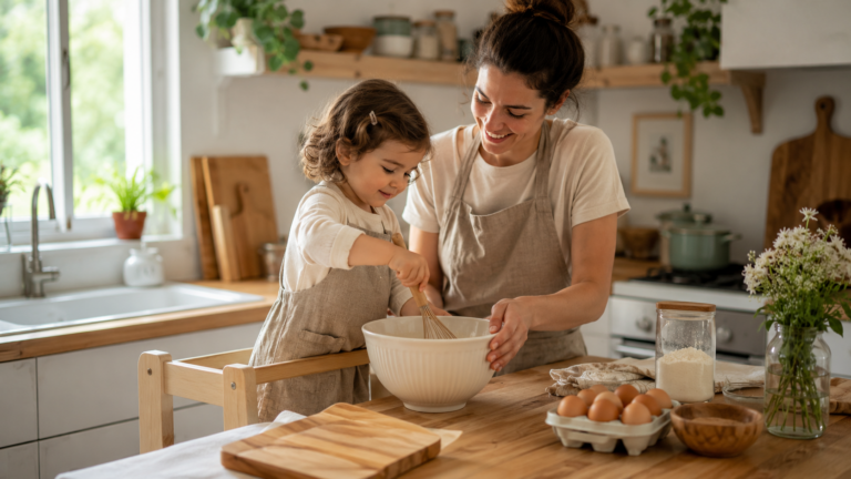 montessori eggs mixing