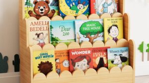 Montessori Bookshelf for Toddlers